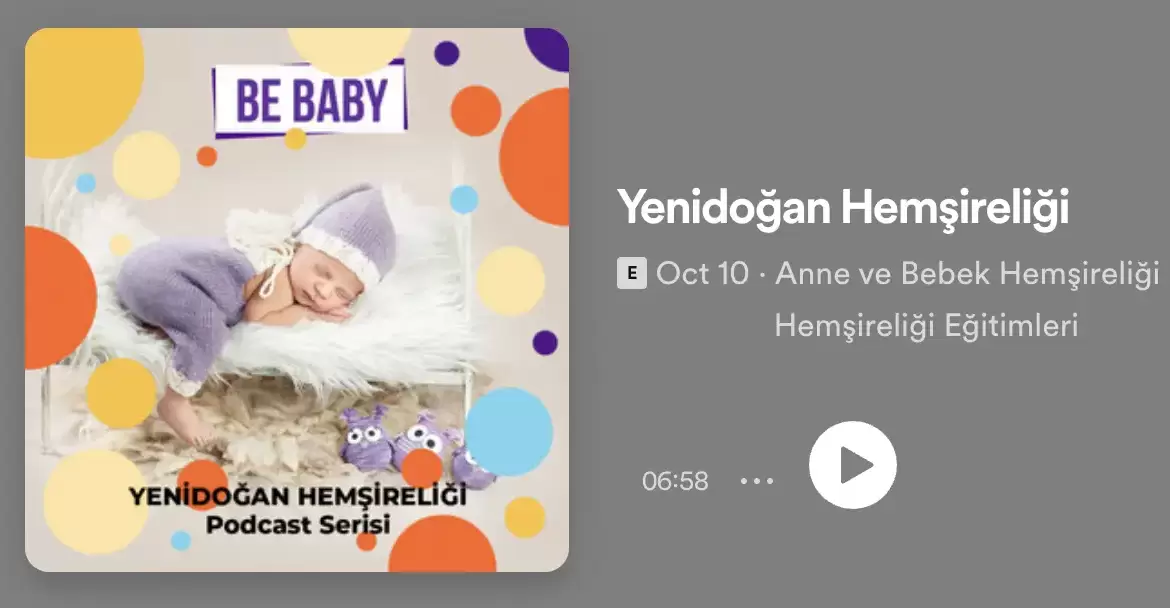 Yenidoğan Hemşireliği Podcast